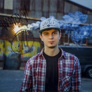 watsky signed photo.shanks autographs