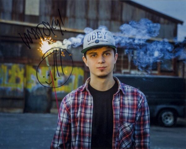 watsky signed photo.shanks autographs