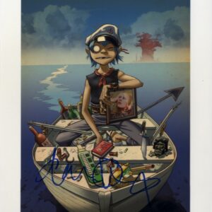 Gorillaz Damon Albern signed photo.Shanks Autographs