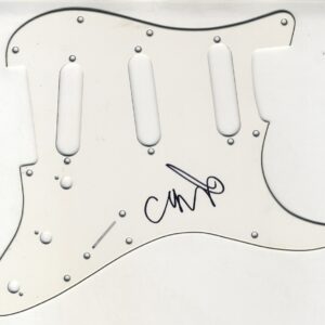 chris martin Coldplay signed Scratchplate/Pickguard.shanks Autographs