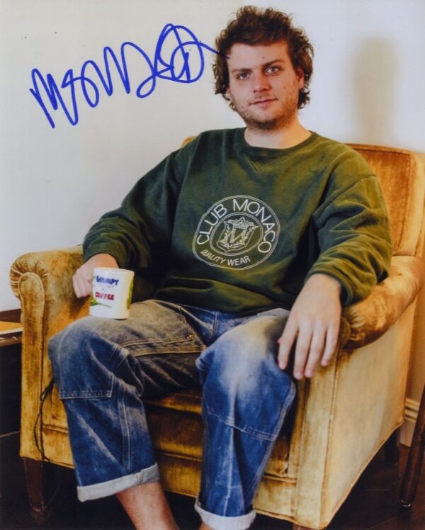 MAC DEMARCO SIGNED PHOTO. SHANKS AUTOGRAPHS. MUSIC