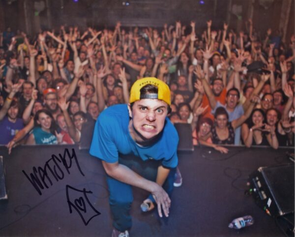 watsky signed photo.shanks autographs