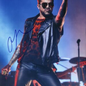 adam lambert signed photo queen