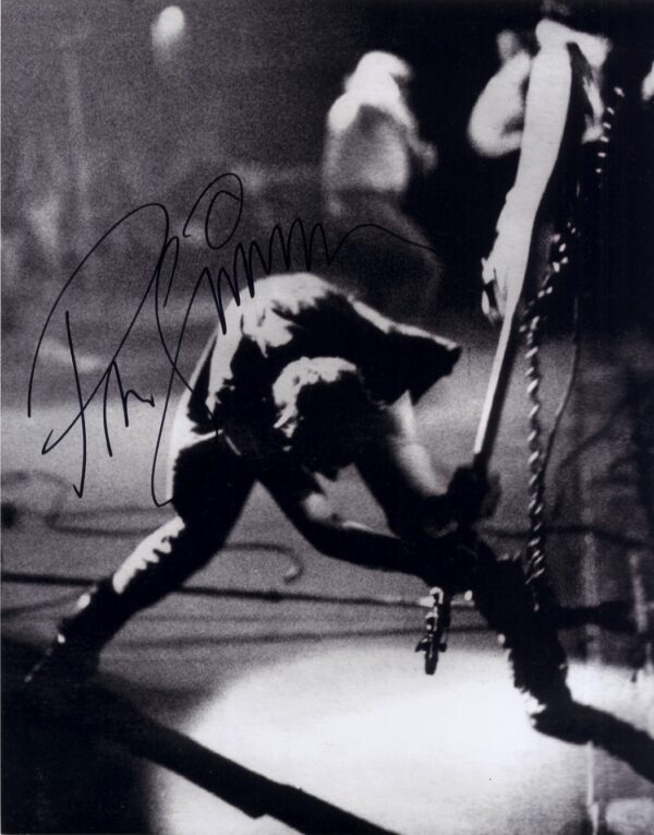 Paul Simonon signed photo.shanks autographs