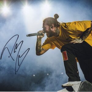 post malone signed photo.shanks autographs