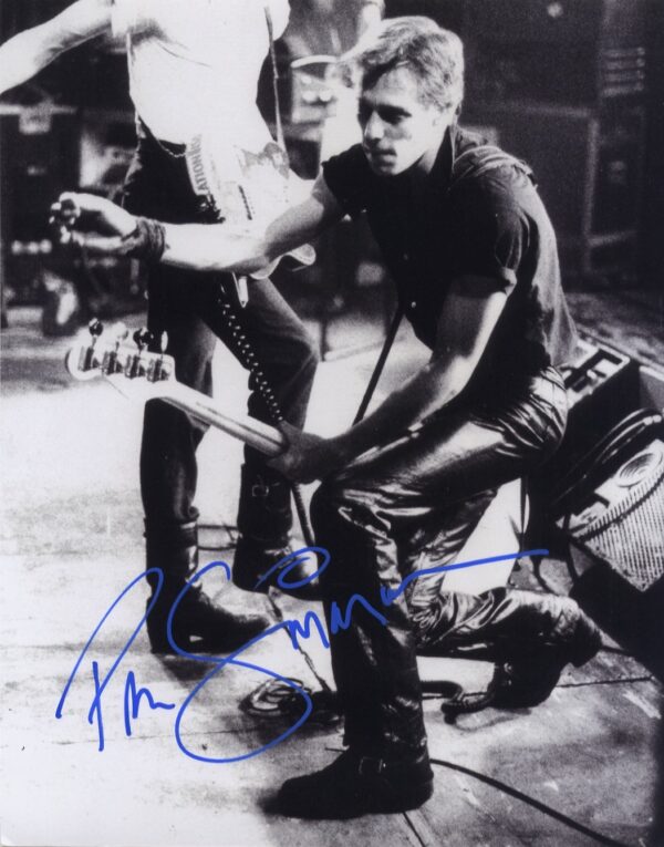 Paul Simonon signed photo.shanks autographs