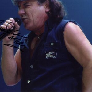 brian johnson signed photo.shanks autographs