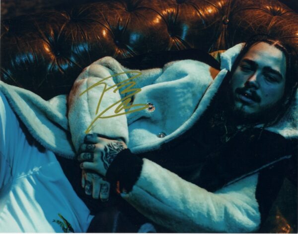 post malone signed photo.shanks autographs