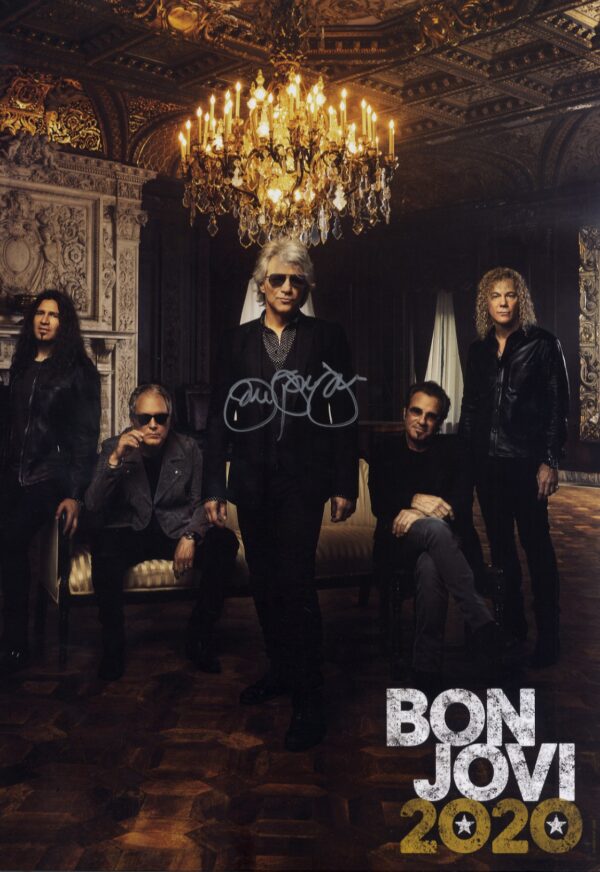 jon Bon Jovi signed a3 poster