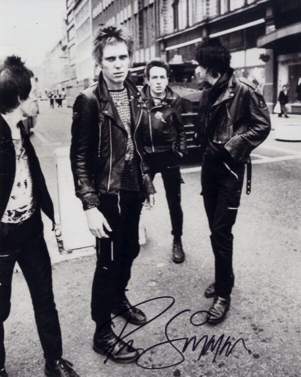 Paul Simonon Signed Photo. Shanks Autographs