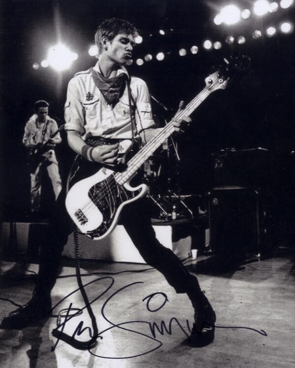 Paul Simonon Signed Photo. Shanks Autographs