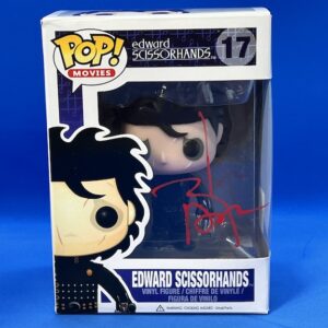 johnny depp signed Edward Scissorhands funko pop.shanks autographs