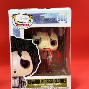 johnny depp signed Edward Scissorhands funko pop.shanks autographs