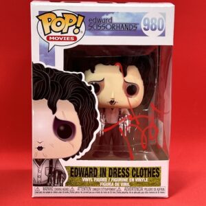 johnny depp signed Edward Scissorhands funko pop.shanks autographs