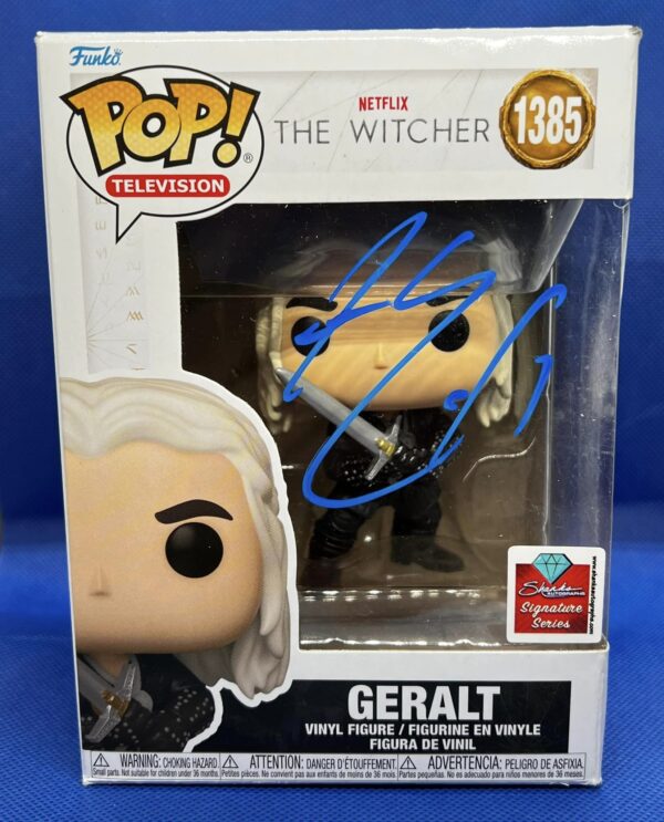 Henry Cavill signed The Witcher Funko Pop GERALT