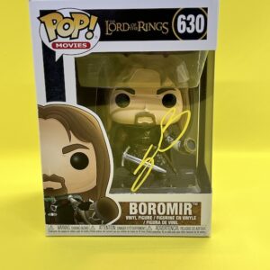 sean bean signed boromir the lord of the rings funko pop.shanks autographs