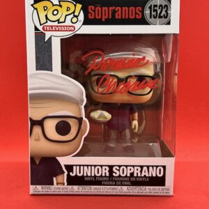 the sopranos Dominic Chianese signed uncle Junior funko pop.shanks autographs