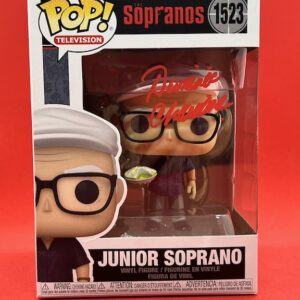 the sopranos Dominic Chianese signed uncle Junior funko pop.shanks autographs