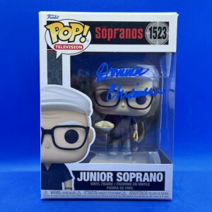 the sopranos Dominic Chianese signed uncle Junior funko pop.shanks autographs