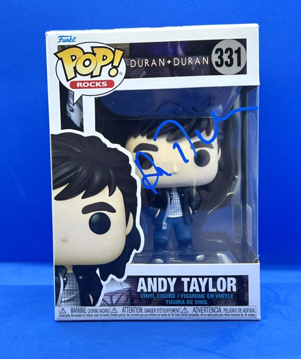 Andy Taylor signed duran duran autographed Funko Pop