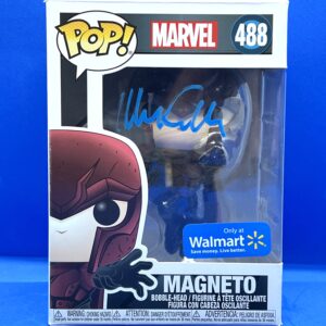 ian mckellen signed Magneto X-MEN funko Pop Figure