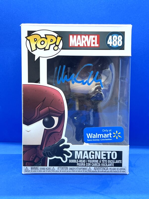 ian mckellen signed Magneto X-MEN funko Pop Figure