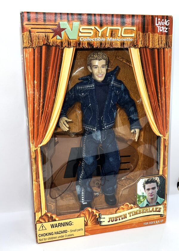 N'Sync signed Justin Timberlake Official No strings attached Figure