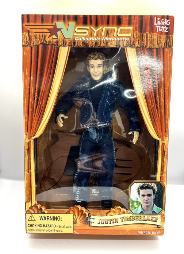 N'Sync signed Justin Timberlake Official No strings attached Figure