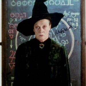 maggie smith 8x10 signed photo harry potter Minerva McGonagall