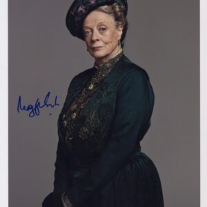 Maggie smith downton abbey signed 11x14 autograph.shanks