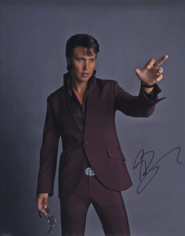 austin butler signed Elvis photo.shanks autographs