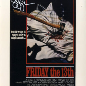 sean s. cunningham friday the 13th signed photo