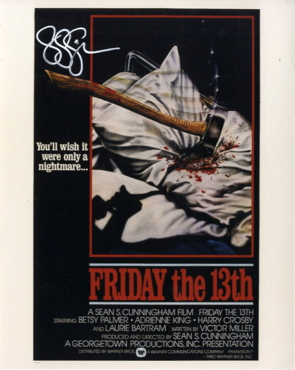 sean s. cunningham friday the 13th signed photo