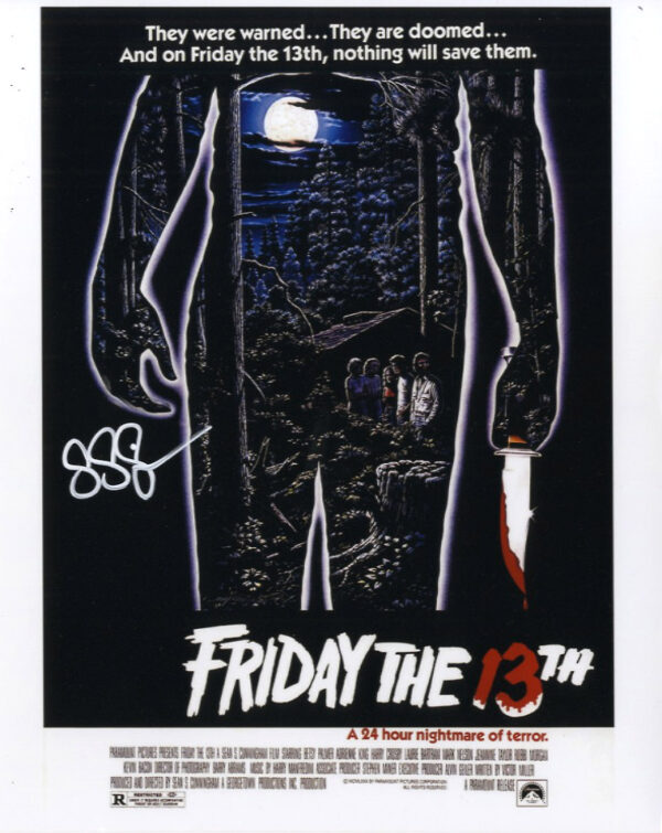 sean s. cunningham friday the 13th signed photo