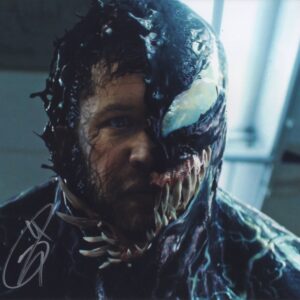 venom signed 11x14 tom hardy photo.shanks autographs