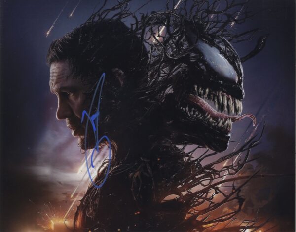 venom signed 11x14 tom hardy photo.shanks autographs