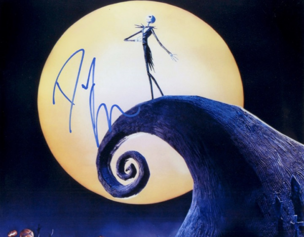 jack skellington danny elfman the nightmare before christmas signed photo. SHANKS AUTOGRAPHS