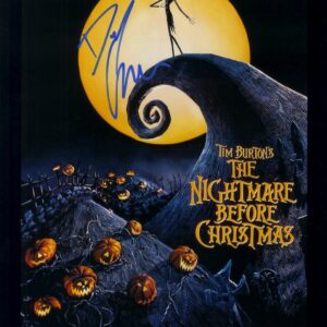 jack skellington danny elfman the nightmare before christmas signed photo. SHANKS AUTOGRAPHS