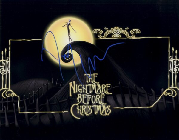 jack skellington danny elfman the nightmare before christmas signed photo. SHANKS AUTOGRAPHS