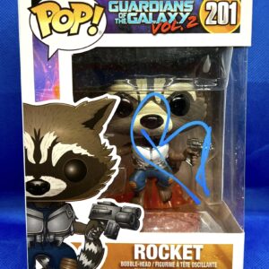 Bradley Cooper Rocket Racoon digned pop marvel guardians of the galaxy