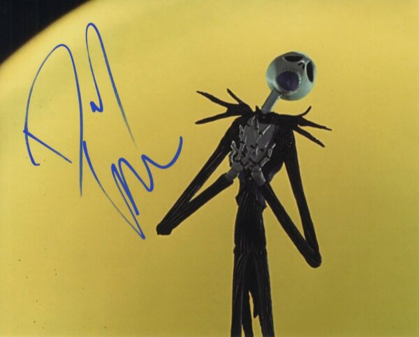 jack skellington danny elfman the nightmare before christmas signed photo. SHANKS AUTOGRAPHS