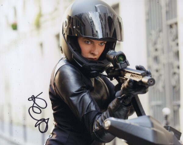 rebecca ferguson signed mission impossible photo.shanks autographs