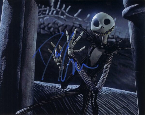 jack skellington danny elfman the nightmare before christmas signed photo. SHANKS AUTOGRAPHS