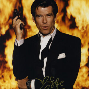 pierce Brosnan Signed 007.shanks Autographs