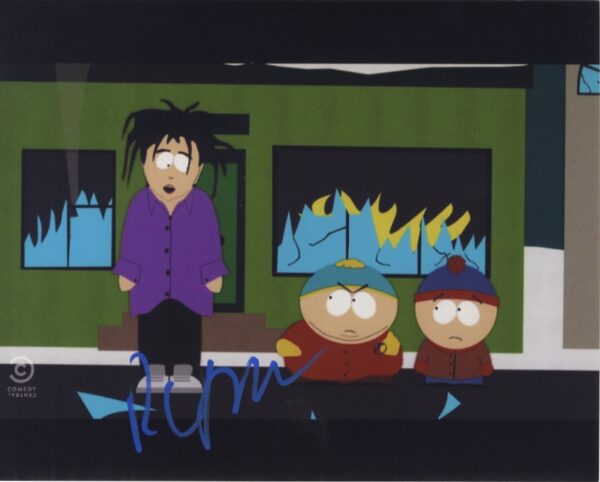 south park Robert Smith the cure . signed photo