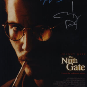 the ninth gate signed roman polanski johnny depp photo.shanks autographs