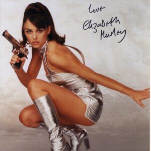 elizabeth Hurley signed photo.shanks autographs