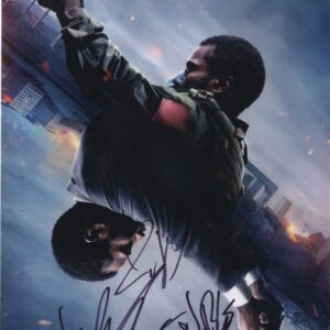 john david washington signed photo.shanks autographs