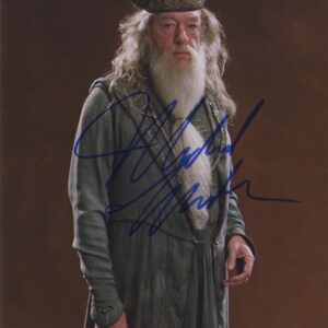 michael gambon signed albus dumbledore, harry potter.shanks autographs