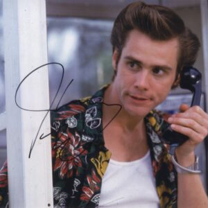 jim carrey signed photo.shanks autographs